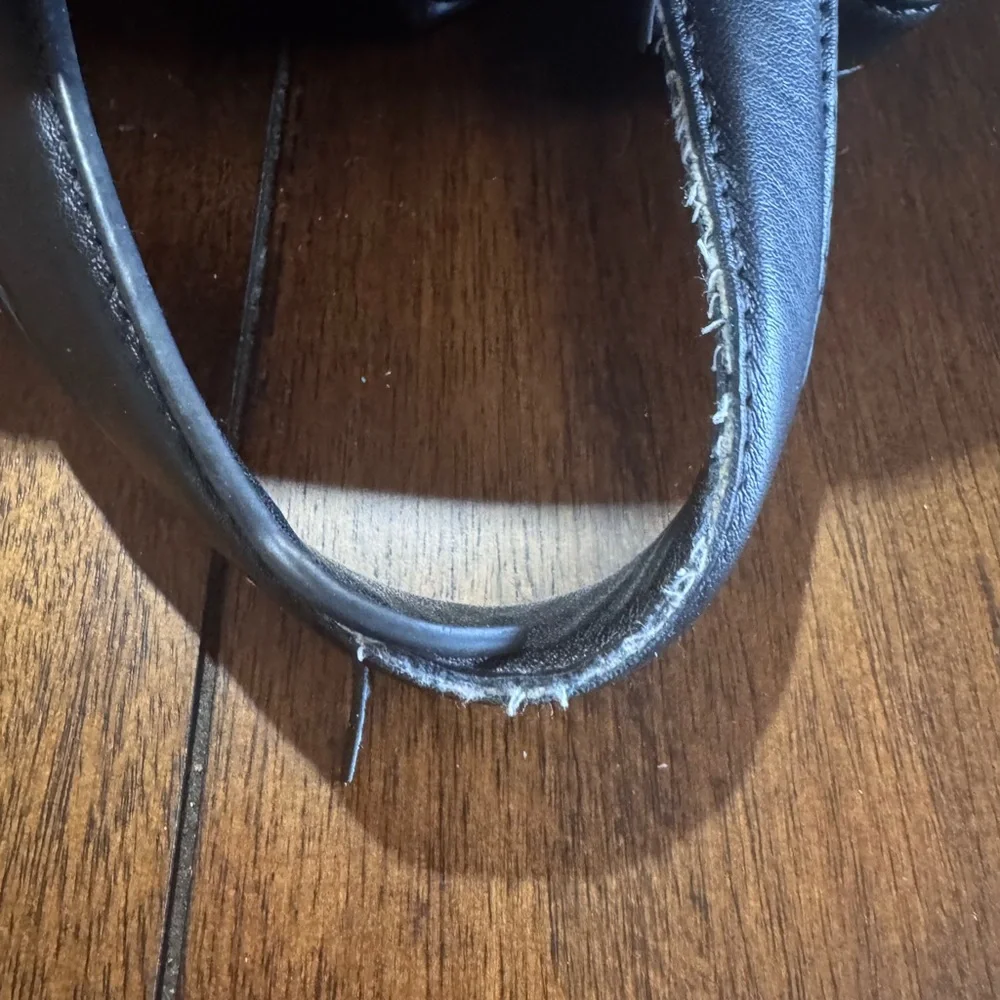 Aldo Quilted Black Leather Medium Backpack Panther‎ Gem Chain Gothic